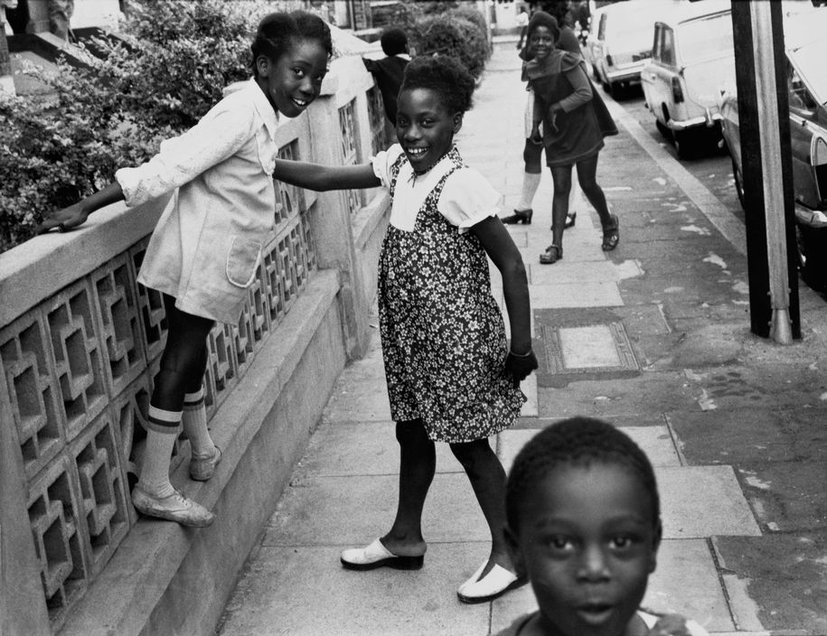 black-children-playing- in- street-london