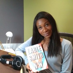 Karen Bryson in the Studio after the recording of NW Audio Book