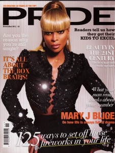 Cover of Pride magazine
